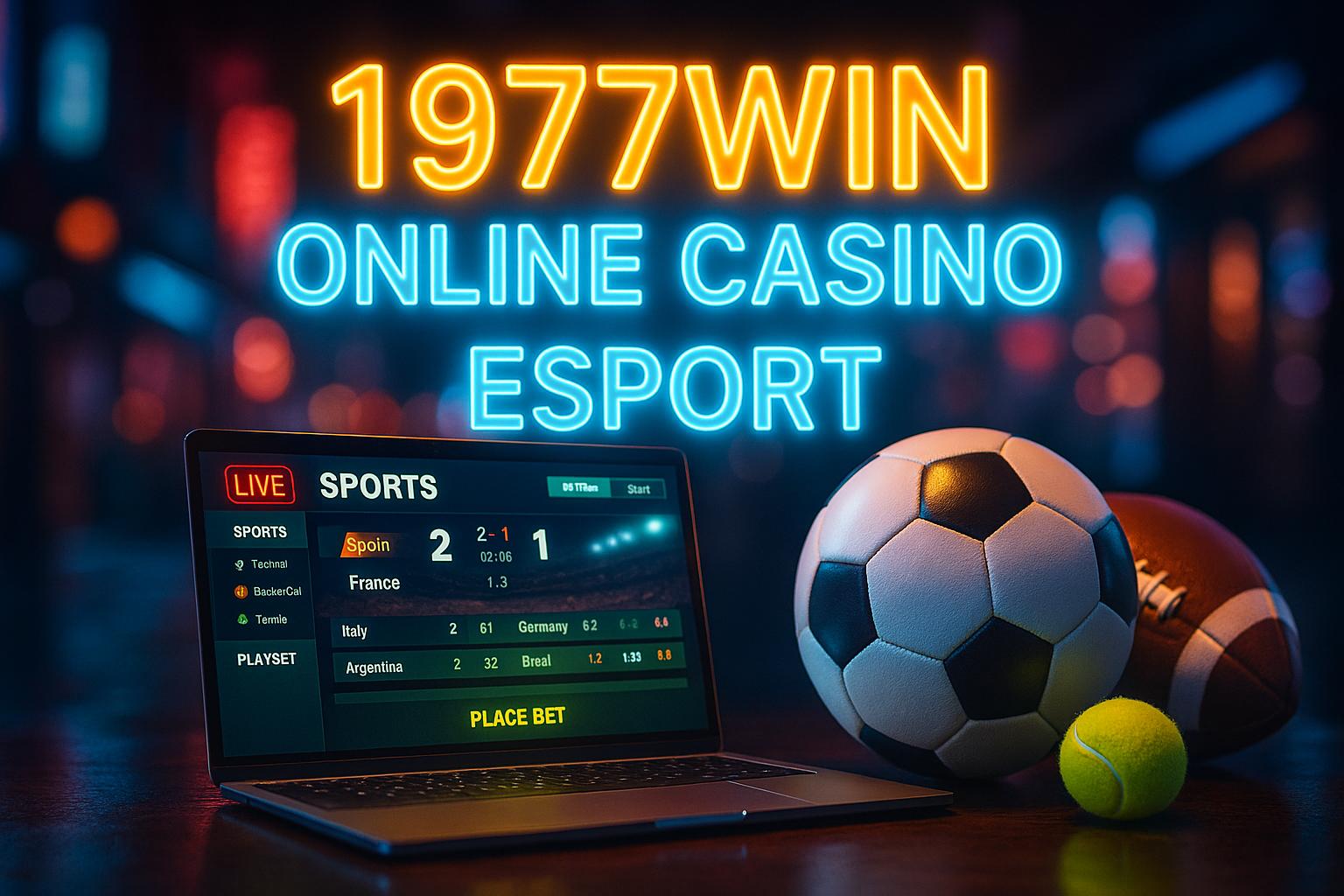 Apostas esportivas no cassino online 1977WIN